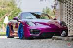 Porsche Cayman on Vossen Wheels (LC-109T) 2017 года